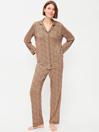 Sunday Sleep Knit Jersey Pant Set | Old Navy (US)