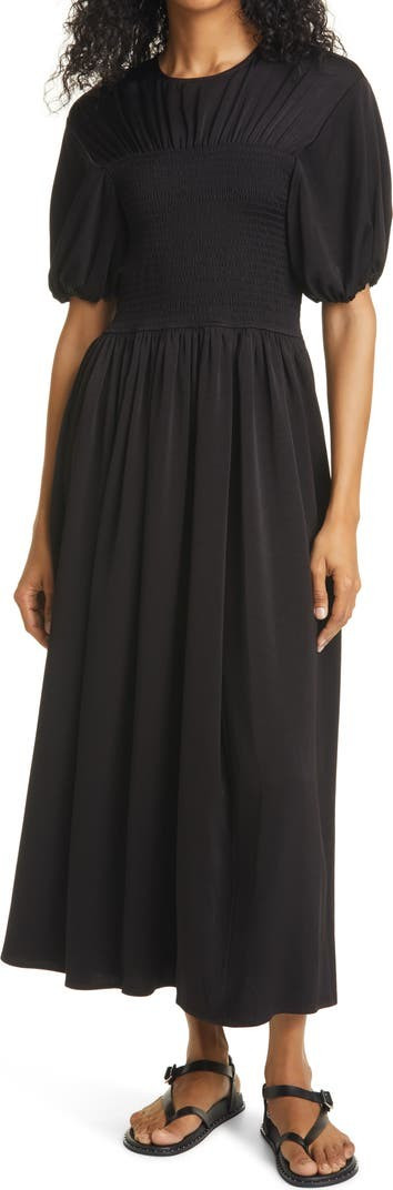 Smocked Bodice Puff Sleeve Maxi Dress | Nordstrom | Nordstrom