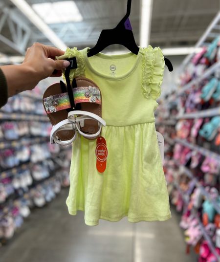 Walmart Toddler girl dress and sandals 

#LTKkids #LTKsalealert #LTKstyletip