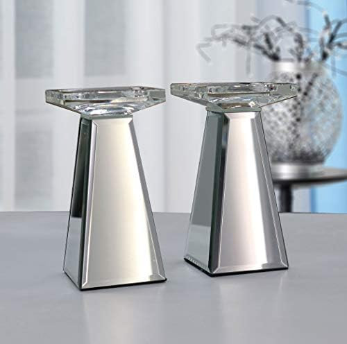 GIMORRTO Candle Holders 2 Pack Tabletop Decor for Wedding, Church, Fall, Holiday DéCor, Table Ce... | Amazon (US)