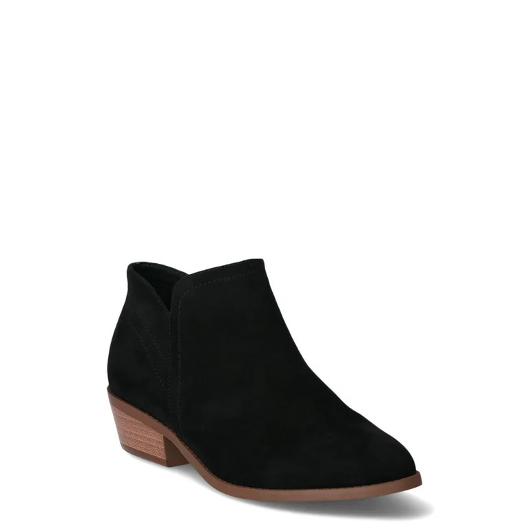 Time and Tru Women's Core Ankle Boots, Wide Width Available - Walmart.com | Walmart (US)