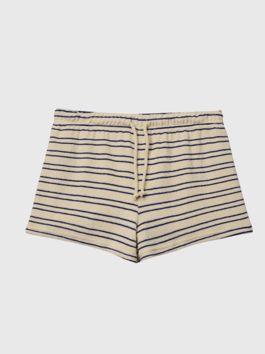 Perfect White Tee Women's Summer Stripe Terry Short | Saint Bernard