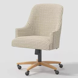 Santa Monica Office Chair in Kale Gingham Taupe Cream - Threshold\u2122 designed with Studio McGe... | Target