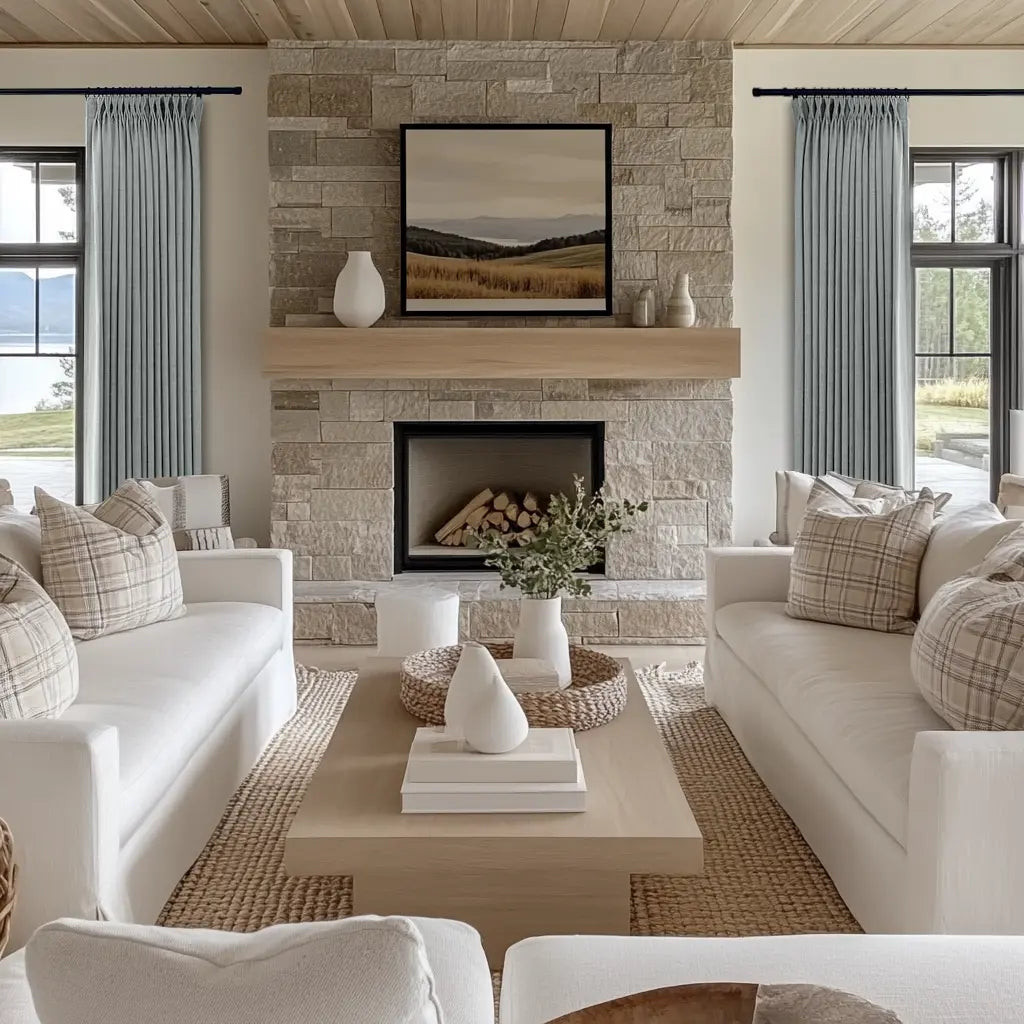 Lena Luxury Linen Pleated Drapery| Cozyology Curtains | Cozyology