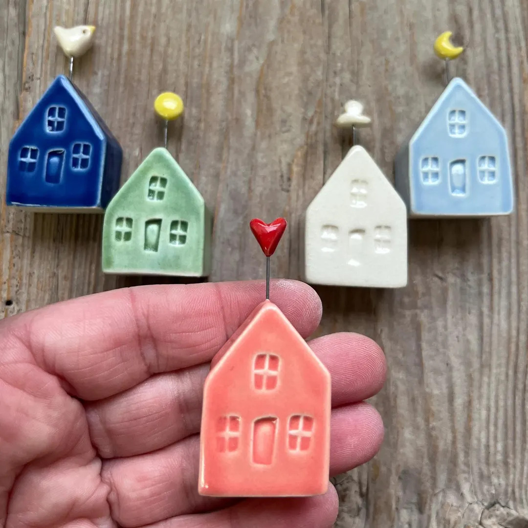 Customizable Ceramic Miniature House - Style D - Free Shipping - 1-2 Week’s Production Time - S... | Etsy (US)