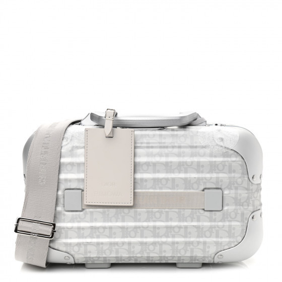CHRISTIAN DIOR X RIMOWA Aluminum Gradient Hand Case Grey | FASHIONPHILE (US)