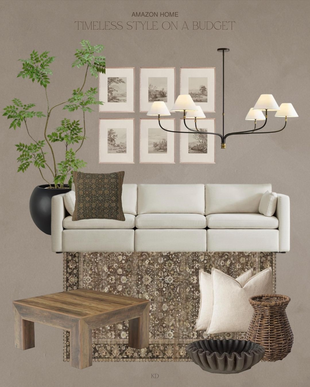 Living Room: Pottery Barn inspired with an Amazon Budget. Timeless neutral furniture + decor finds for a timeless curated look 🤍

#neutraldecor #amazonhome #amazonfinds #amazoncanada #neutralfurniture #sofa #rug #coffeetable
#fauxtree #lightingfixture #pillow #vase #budgetfriendlydesign #cozyhome #springhomerefresh #livingroomfurniture

#LTKSaleAlert #LTKHome #LTKSeasonal