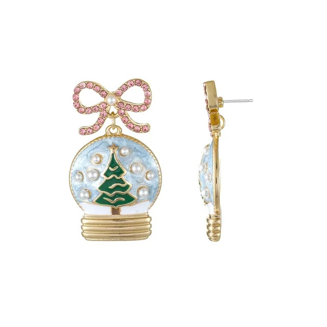 Packed Party Let-It-Snow Snow Globe Earrings | Walmart (US)