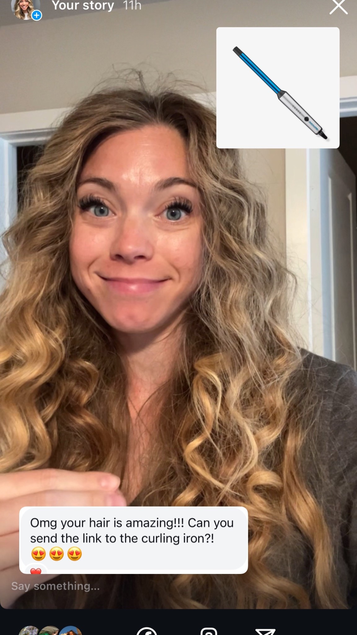 Get a 3/4 inch curling iron to get these naturally curly curls. I’ve been obsessed with doing my hair like this and it says for days!

#LTKBeauty