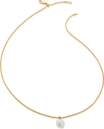 Nura Keshi Pearl Pendant Necklace | Nordstrom