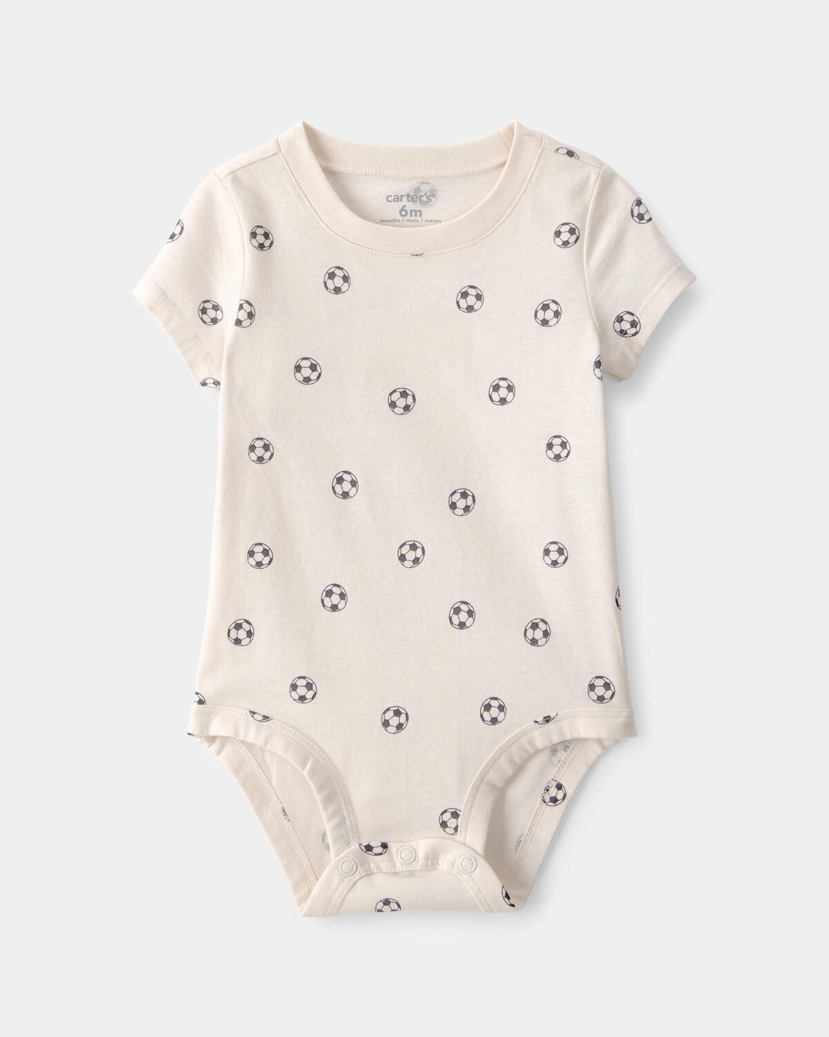 Baby Soccer Graphic Bodysuit - Ivory | Carter's Inc