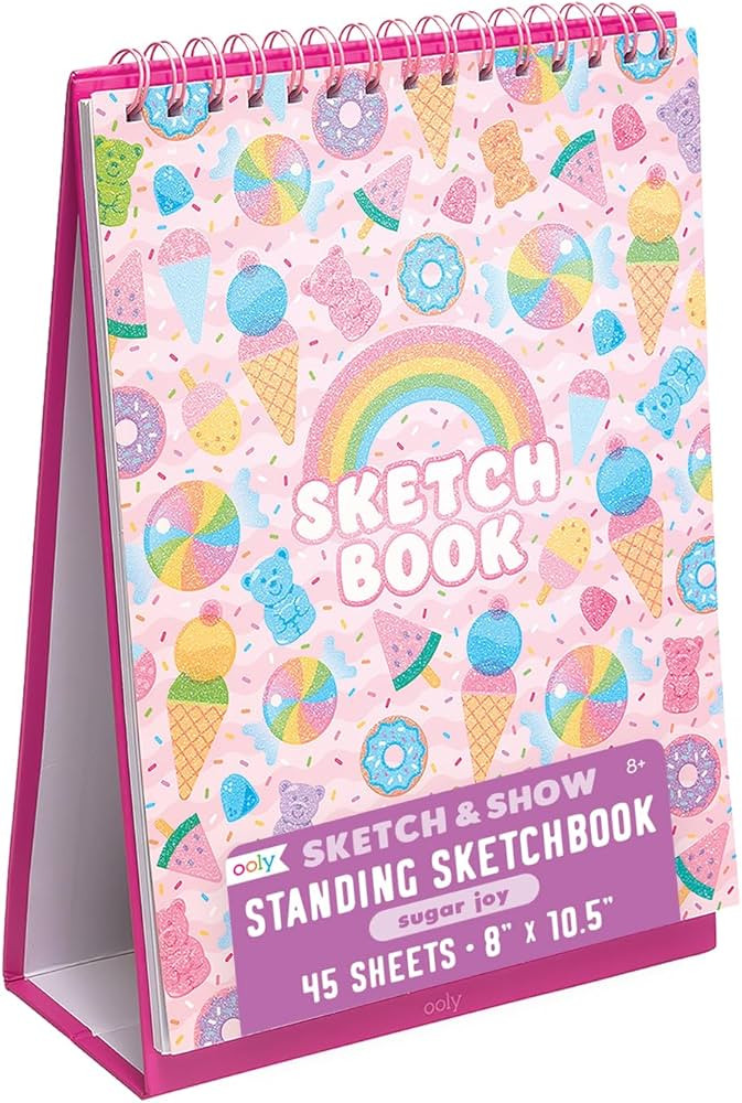 OOLY Sketch and Show Standing Sketchbook with 45 Large 10.5 x 8 Pages, Perforated to be Easily Re... | Amazon (US)