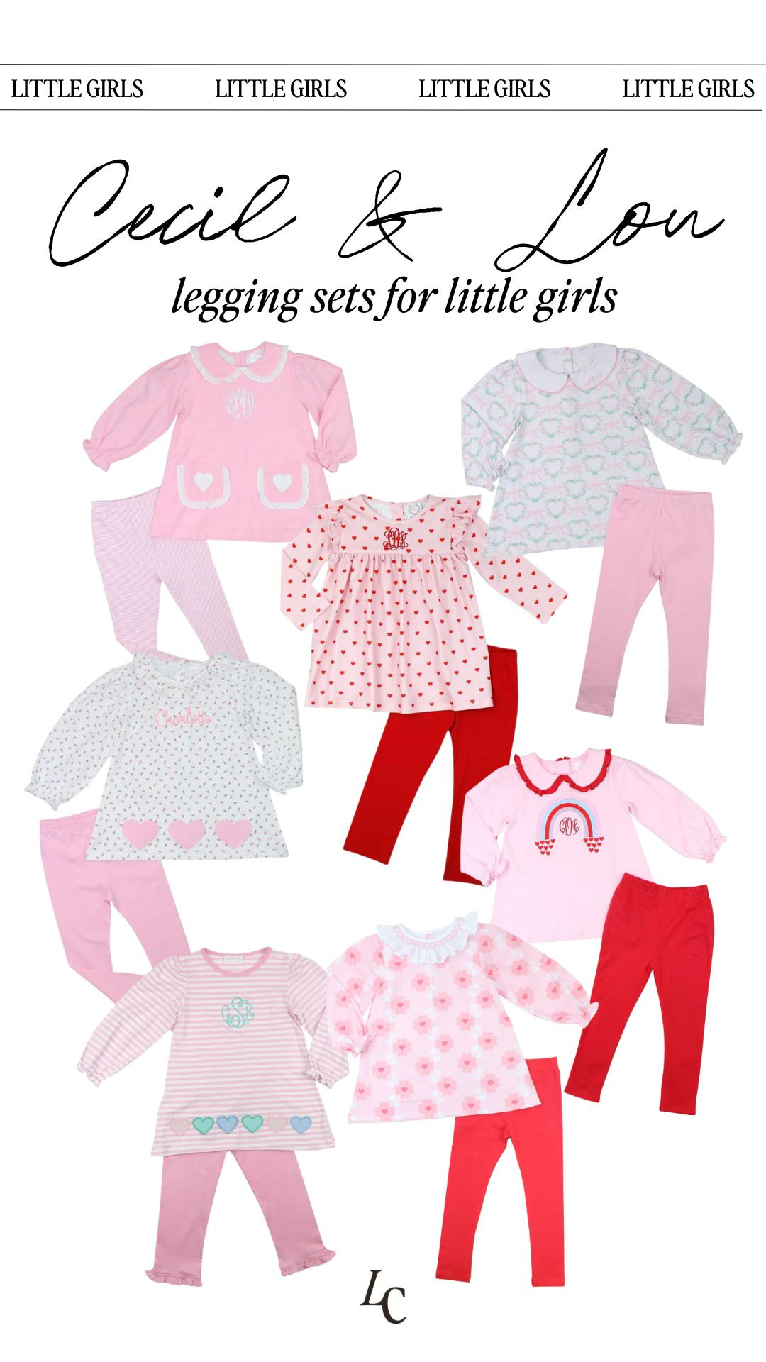 Cecil & Lou matching sets for little girls under $50!


Cecil & Lou, little girls, matching sets, leggings, Valentine's Day, kids clothes, under $50 

 #LTKSeasonal #LTKBaby #LTKKids