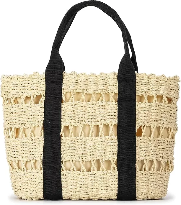 Herald Small Handmade Straw Crossbody Bag for Women, Summer Chic
