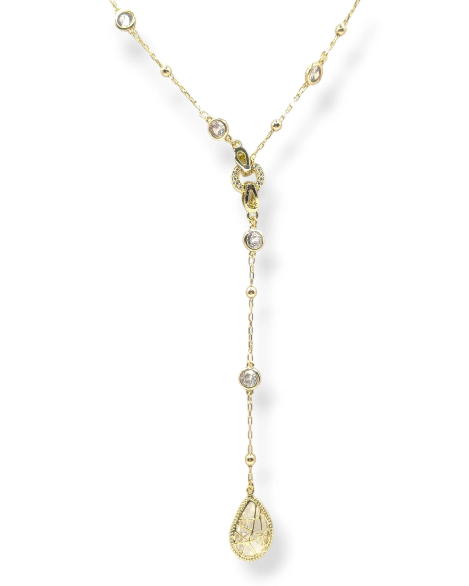 Reed Lariat Necklace | Ariel Taub Luxury Accessories | Ariel Taub