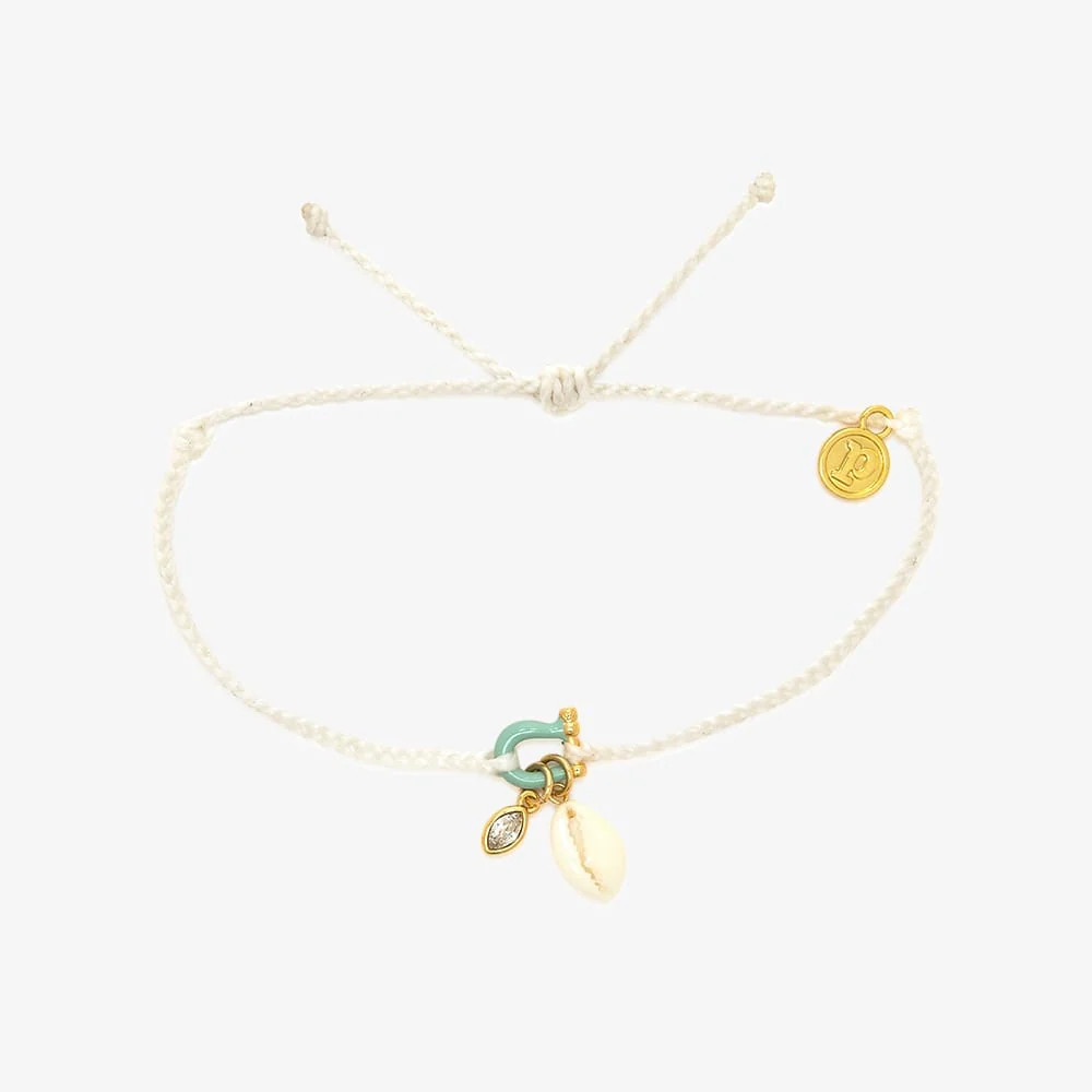 Low Tide Shell Charm Bracelet | Pura Vida Bracelets