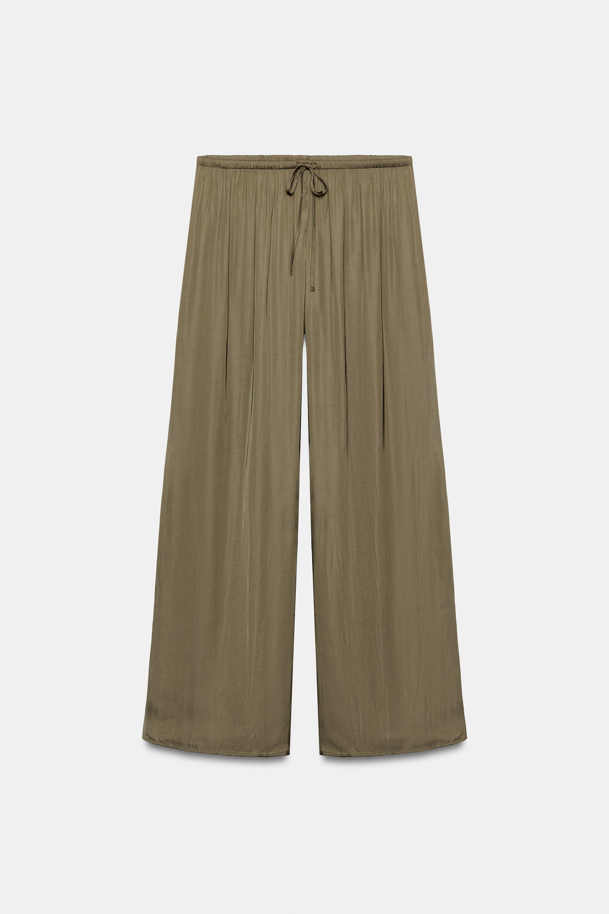 FLOWING PALAZZO TROUSERS | Zara US
