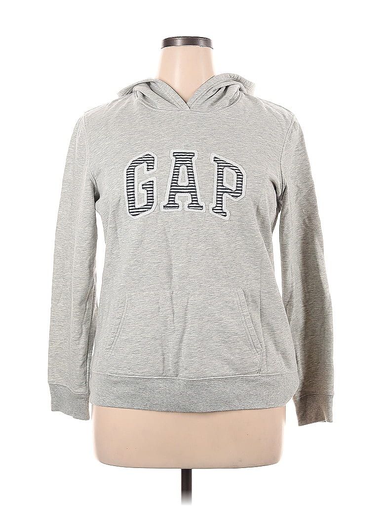 Gap Outlet Gray Pullover Hoodie Size XL - 50% off | thredUP