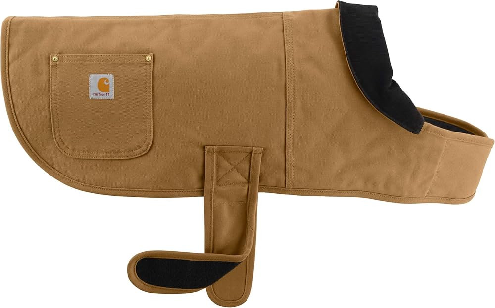 Carhartt Firm Duck Insulated Dog Chore Coat Brown/Brass | Amazon (US)