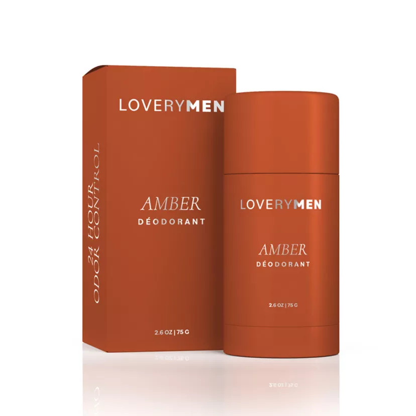 Lovery Amber Aluminum Free Deodorant Stick - 2.6oz 24 Hour Odor Control | Belk