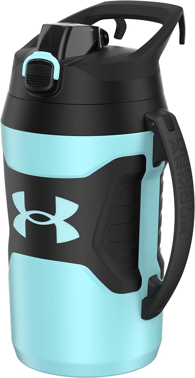 UNDER ARMOUR Playmaker Sport Jug, Water Bottle with Handle, Foam Insulated & Leak Resistant, 64oz | Amazon (US)
