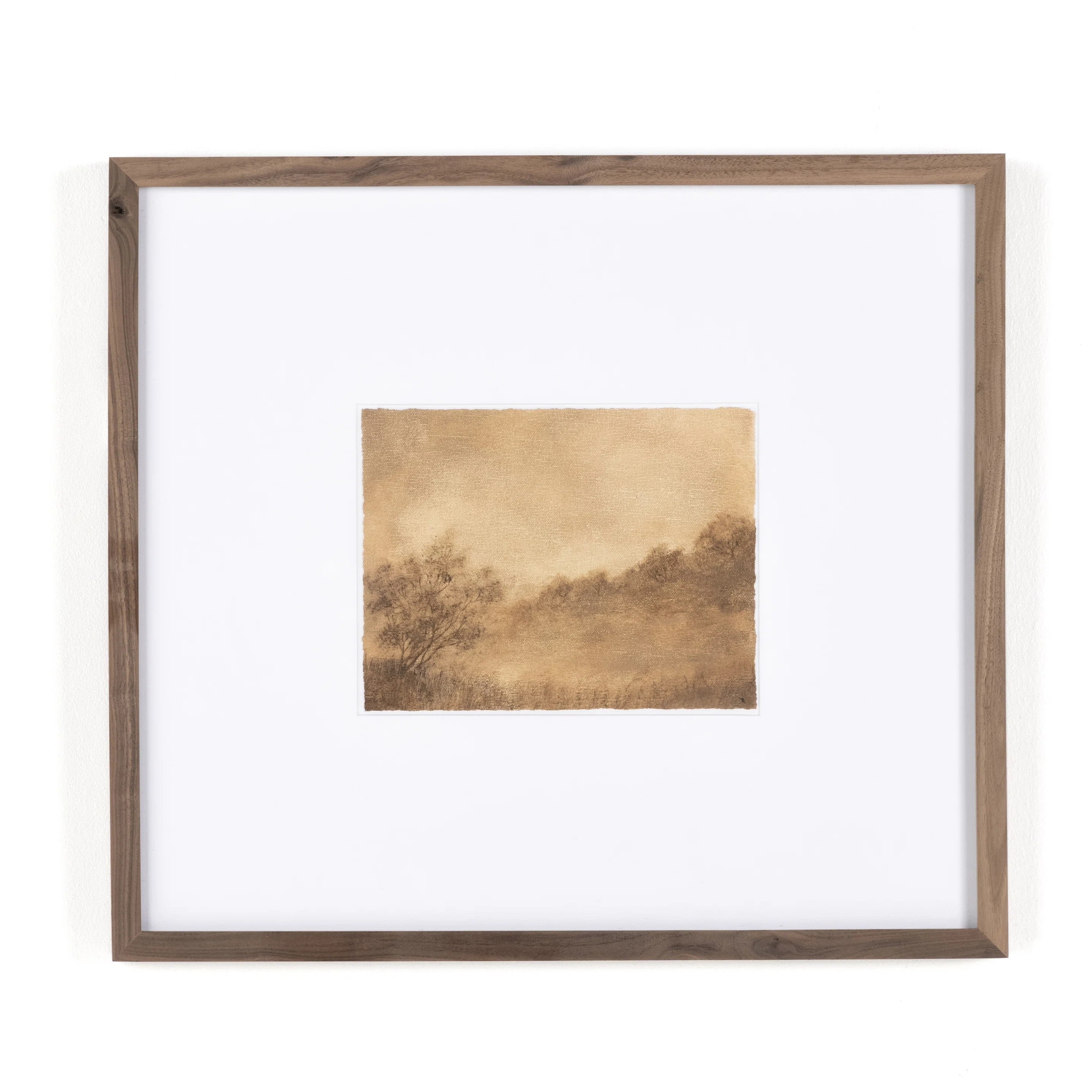 Aileen Fitzgerald " Hillside Haze VIII " by Aileen Fitzgerald Painting Print | Wayfair North America