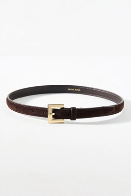 Anine Bing Nicola Square Buckle Belt | Anthropologie (US)