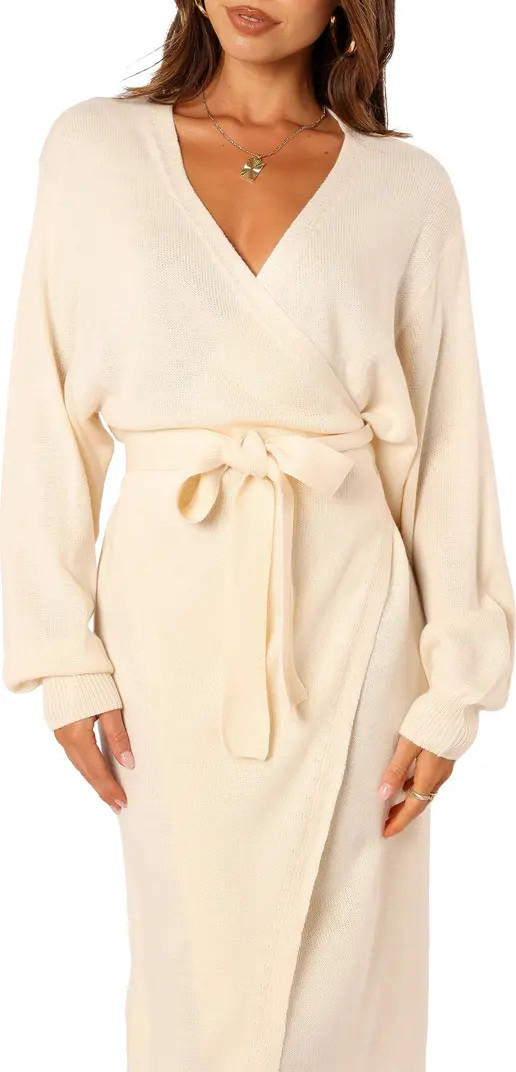 Nova Long Sleeve Maxi Wrap Dress | Nordstrom