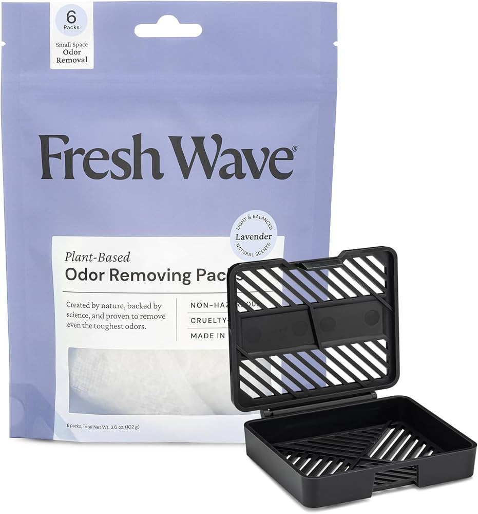 Fresh Wave Lavender Odor Eliminating & Deodorizing Packs | Bag of 6 & Fresh Pod Case | Safer Odor... | Amazon (US)