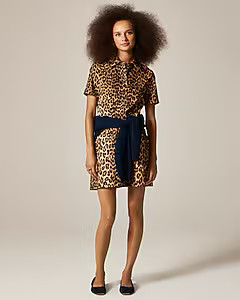 Parc dress in leopard print | J. Crew US