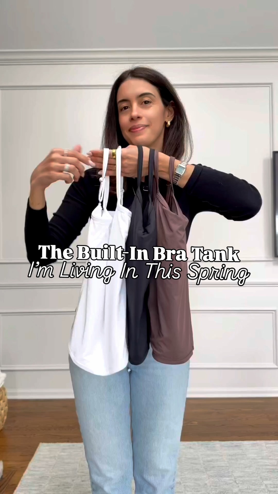 Elevated basics 

✨ Loving this tank! Double-lined with removable pads & adjustable straps, it is perfect under button-downs, cardigans, or just as is. Effortless chic!
I’m wearing a size Mediumm

#LTKootd #LTKgrwm #LTKSeasonal