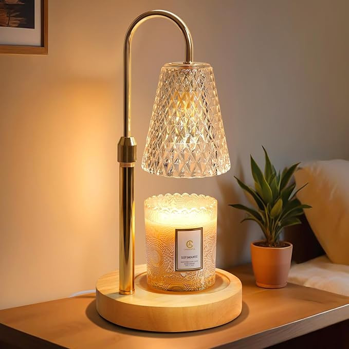 Mom Christmas Gifts for Women, Candle Warmer Lamp with Timer, Home Bedroom Decor Dimmable Wax Mel... | Amazon (US)