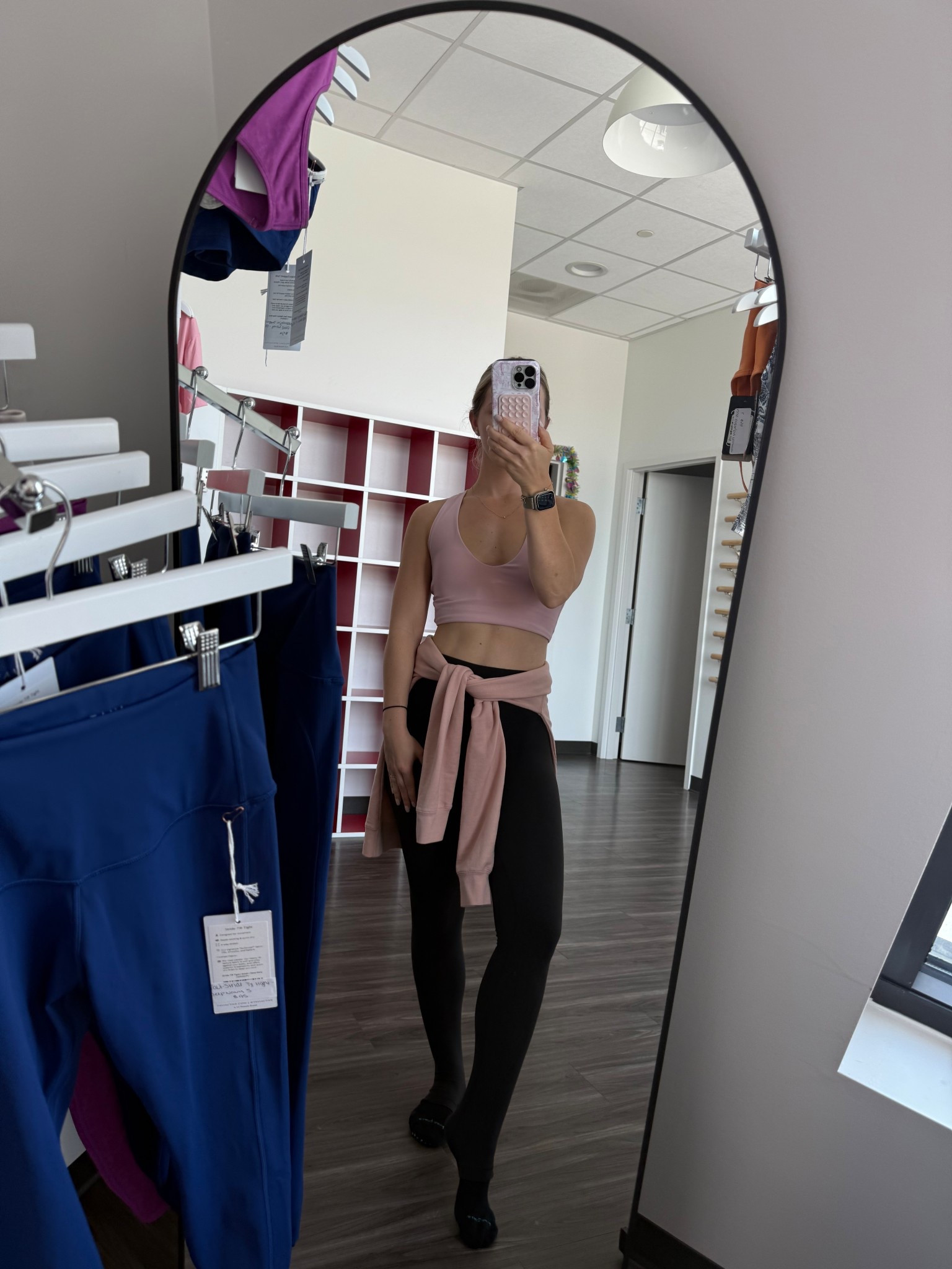 OOTD, this top is a 2 for 1. You can turn it around to become another look. Removable pads. 

#LTKActive #LTKWatchNow #LTKStyleTip