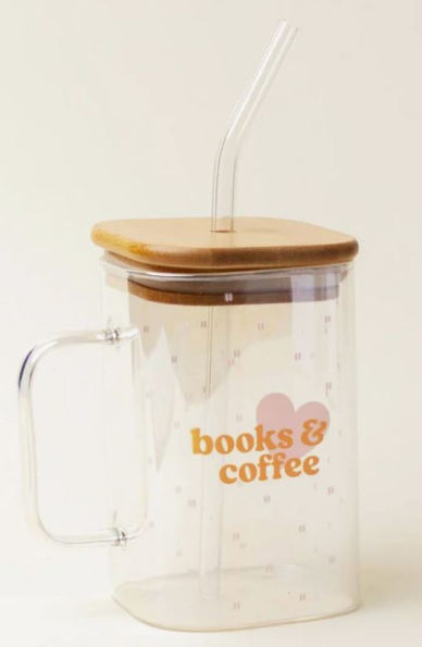 Books and Coffee Glass Straw Tumbler | Barnes & Noble
