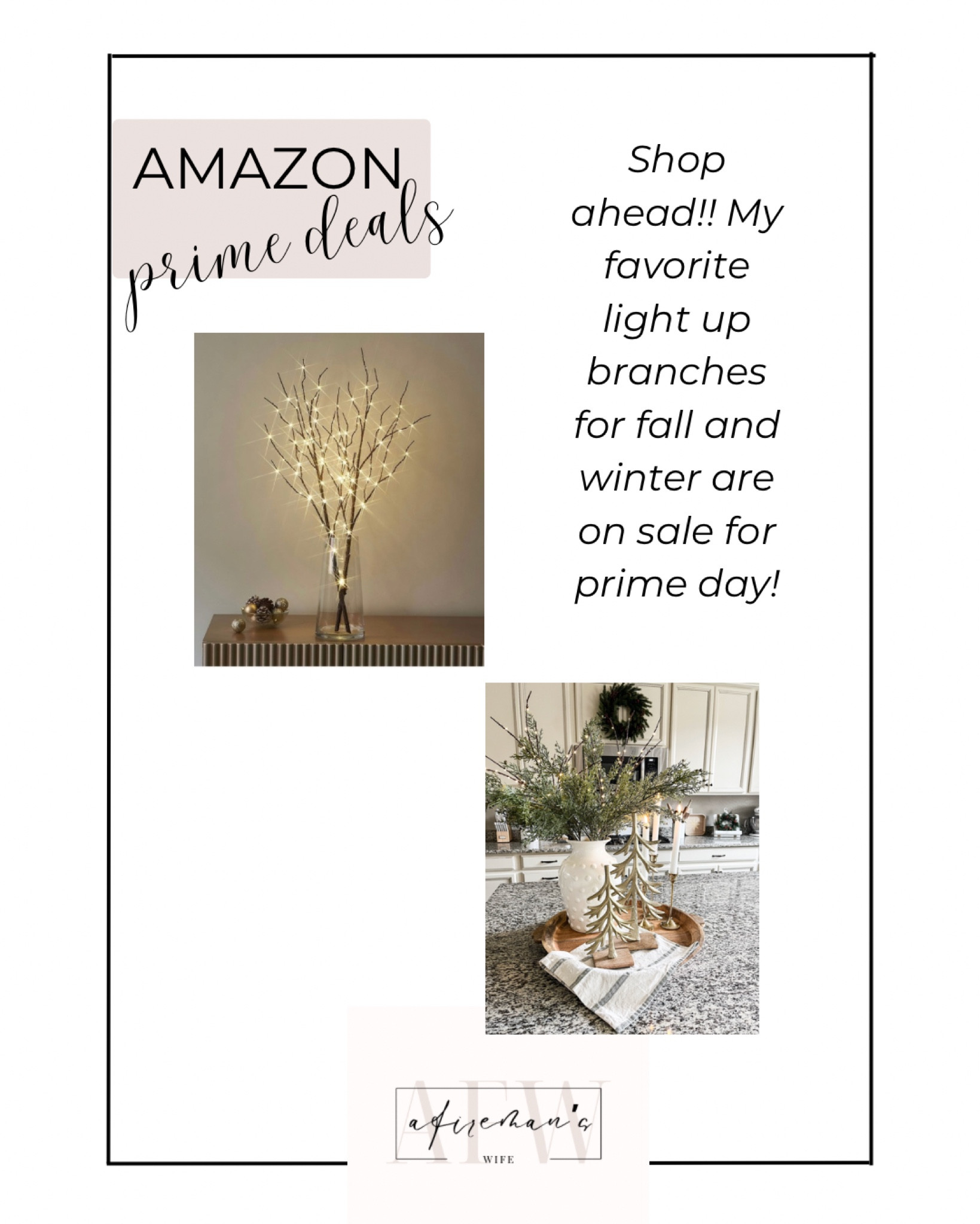 Shop ahead!  My favorite light up branches for fall and winter are on sale for prime day!

#LTKHome #LTKSaleAlert #LTKSeasonal