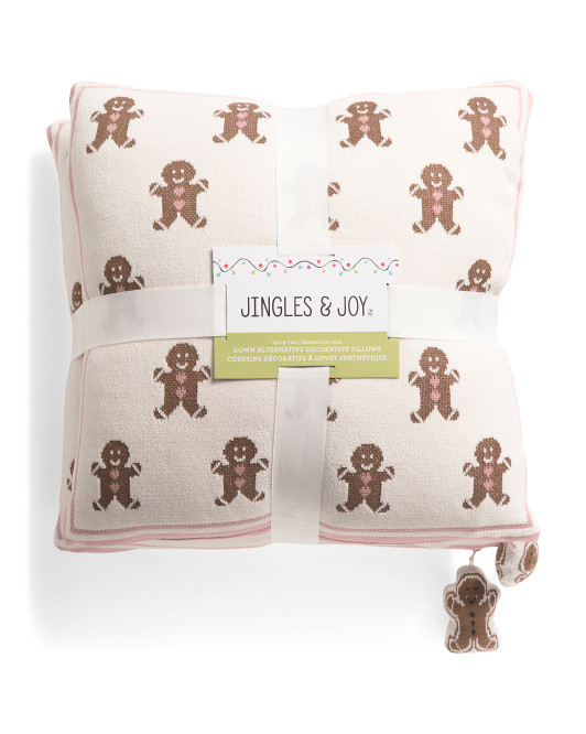 2pk 20x20 Gingerbread Pillows | TJ Maxx