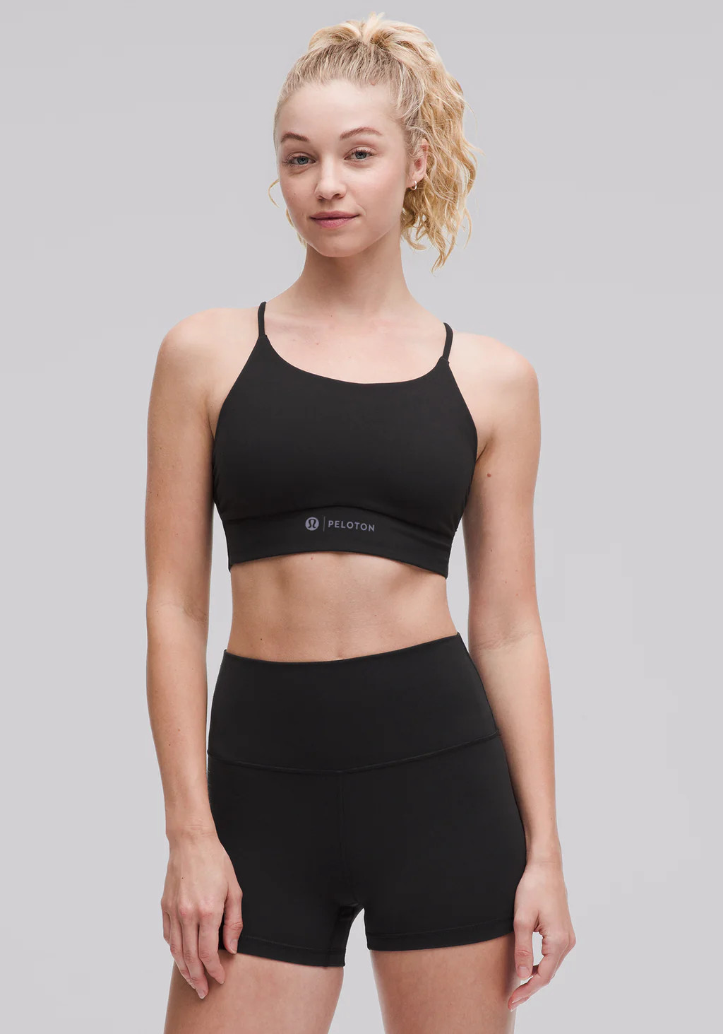 Nulu™ Ruched Scoop-Neck Bra | Light Support, A/B Cup | Peloton Apparel