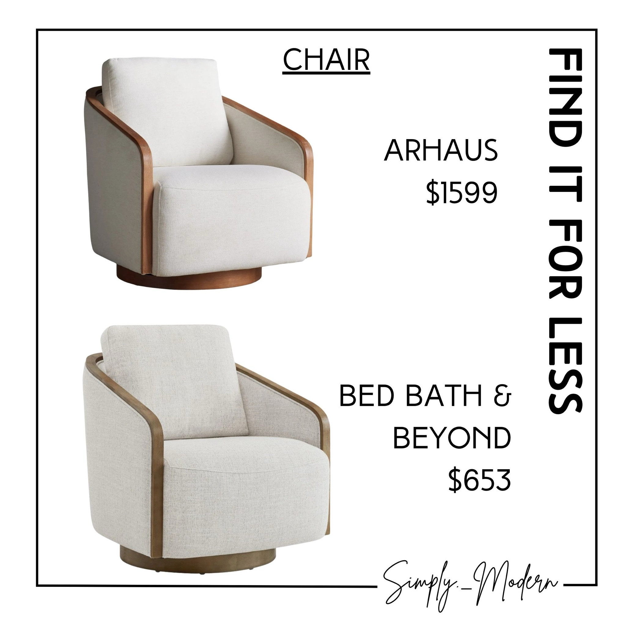 Find it for less- swivel chair 

#LTKSaleAlert #LTKHome