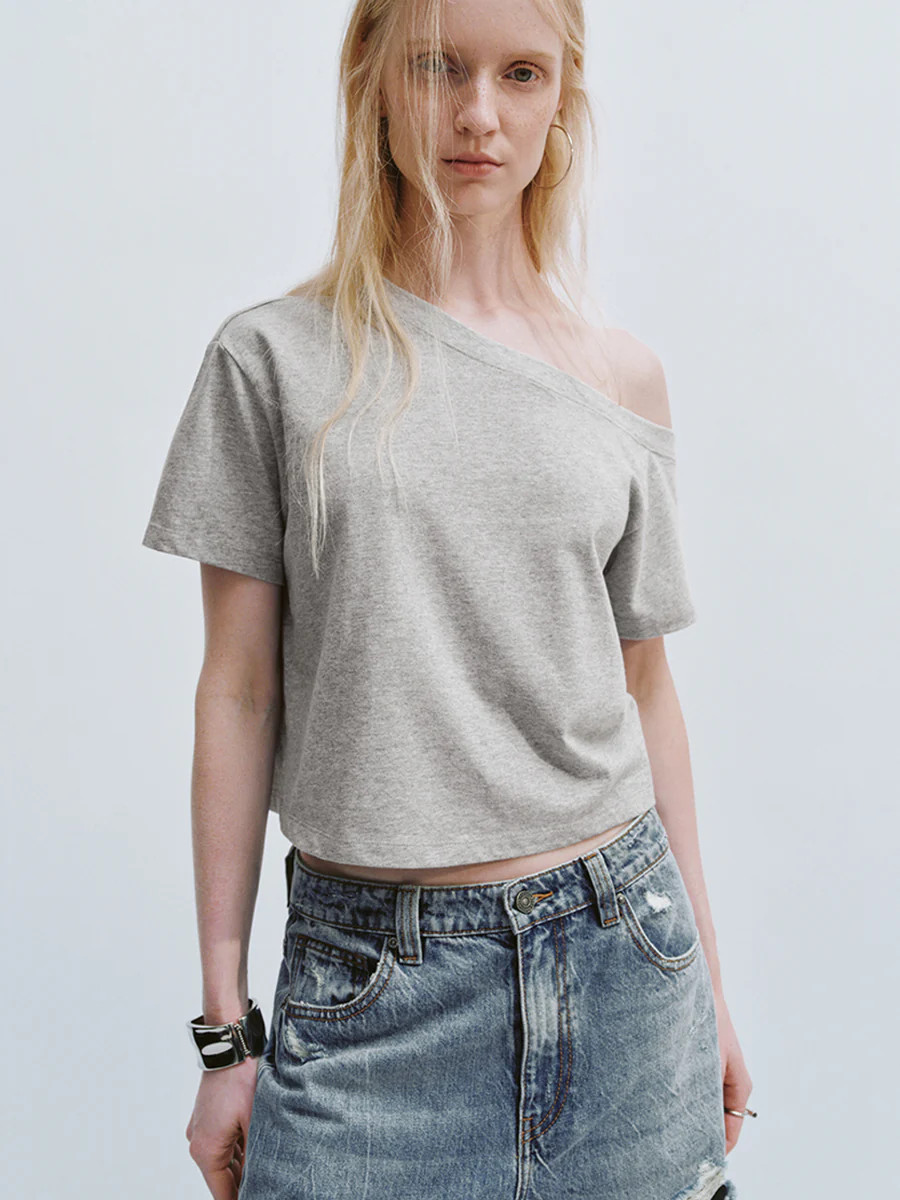 One Shoulder T-Shirts | Urban Revivo