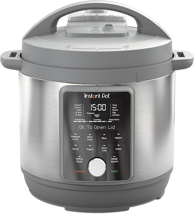 Instant Pot, 8-Quart Whisper Quiet 9-in-1 Electric Pressure Cooker, Slow Rice Cooker, Steamer, Sa... | Amazon (US)