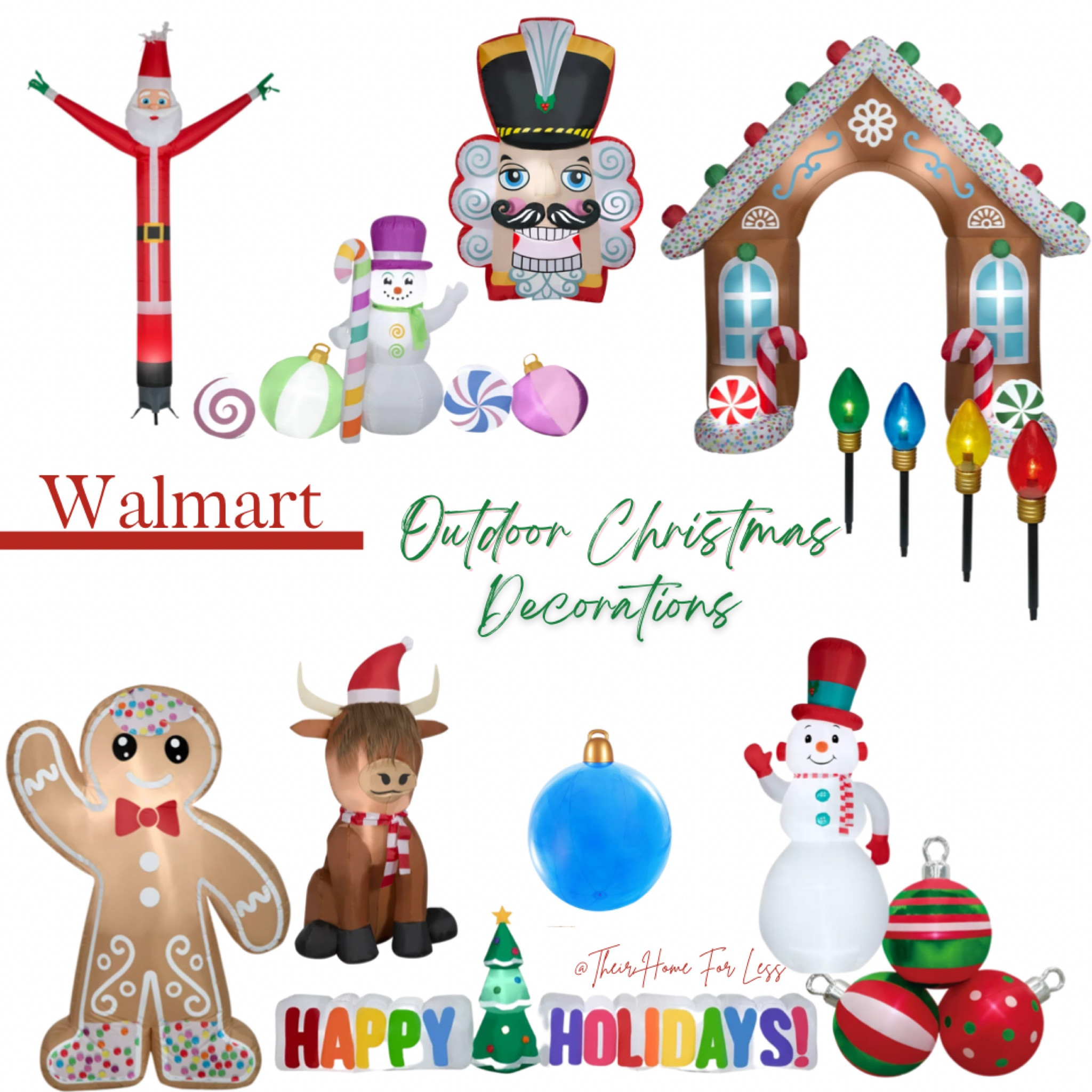 Outdoor Christmas Decorations at Walmart

#LTKHoliday #LTKSeasonal #LTKhome