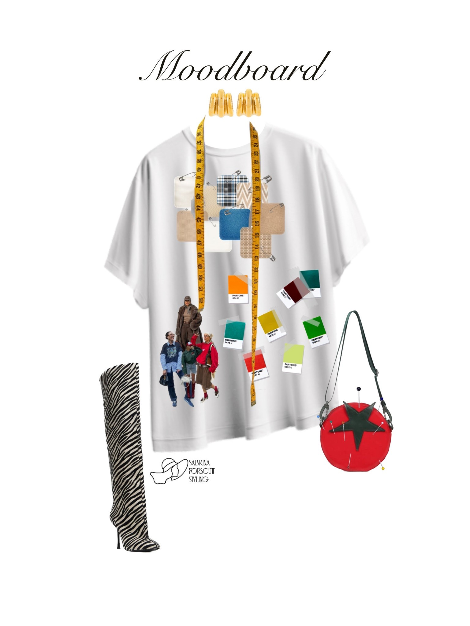 Day 16/31 Halloween Costume Ideas: Moodboard. Get creative with it, use fabric scraps, iron on transfers, and safety pins to create the coolest dress then lean into the stylist/designer/PR girlie vibe with fashion inspired accessories and fashion forward pops  

#LTKStyleTip #LTKPlusSize #LTKHalloween