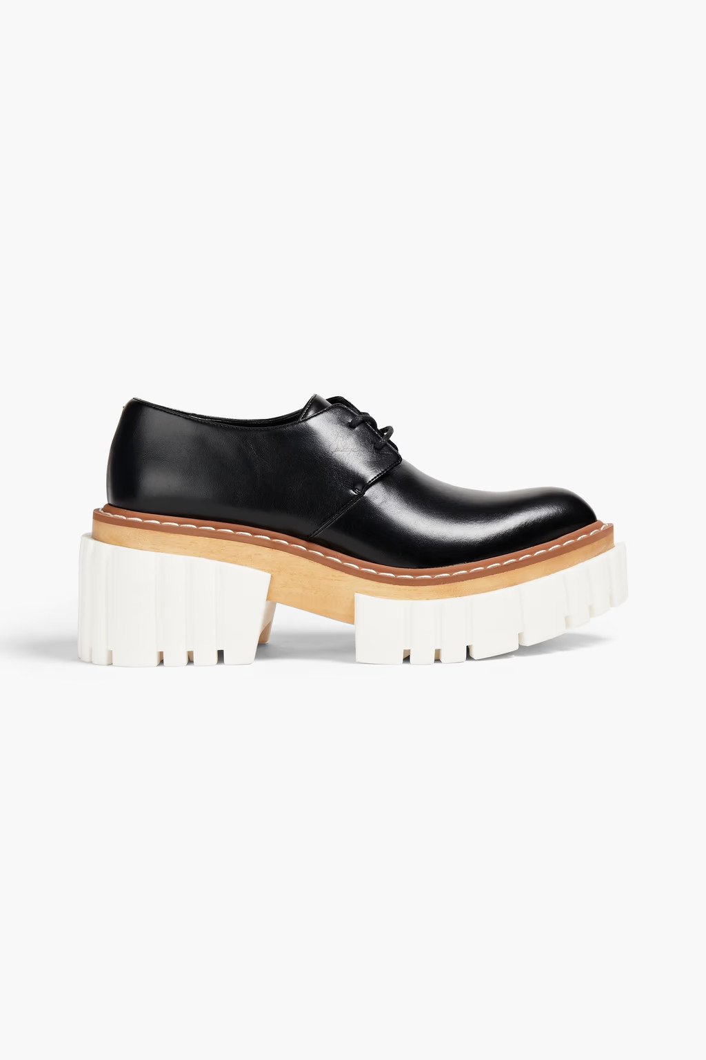 Emilie faux leather platform brogues | The Outnet (UK and Europe)
