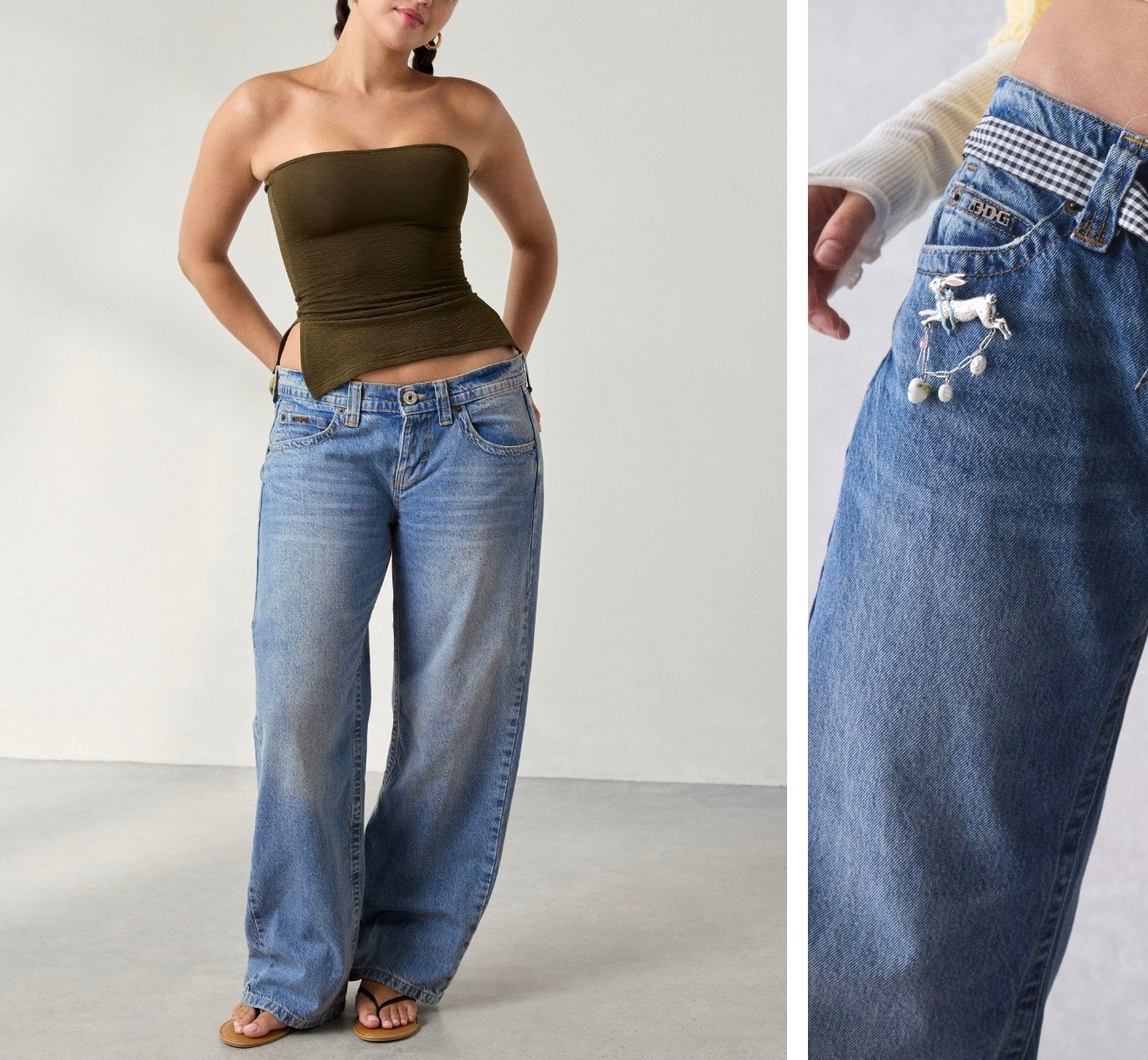 girl. these low waisted jeans are actually perfection. perfect mix of comfy + cool girl , I got size 26 

#LTKSpringSale #LTKFestival #LTKSeasonal