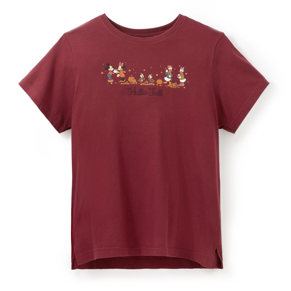 Mickey Mouse and Friends ''Hello Fall'' T-Shirt for Women | Disney Store