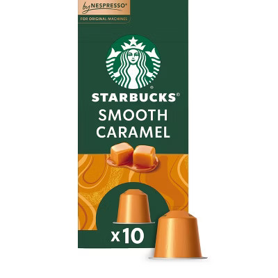 Starbucks by Nespresso Original Line Pods - Light Roast Coffee -Smooth Caramel - 1 Box (10 Pods) | Target