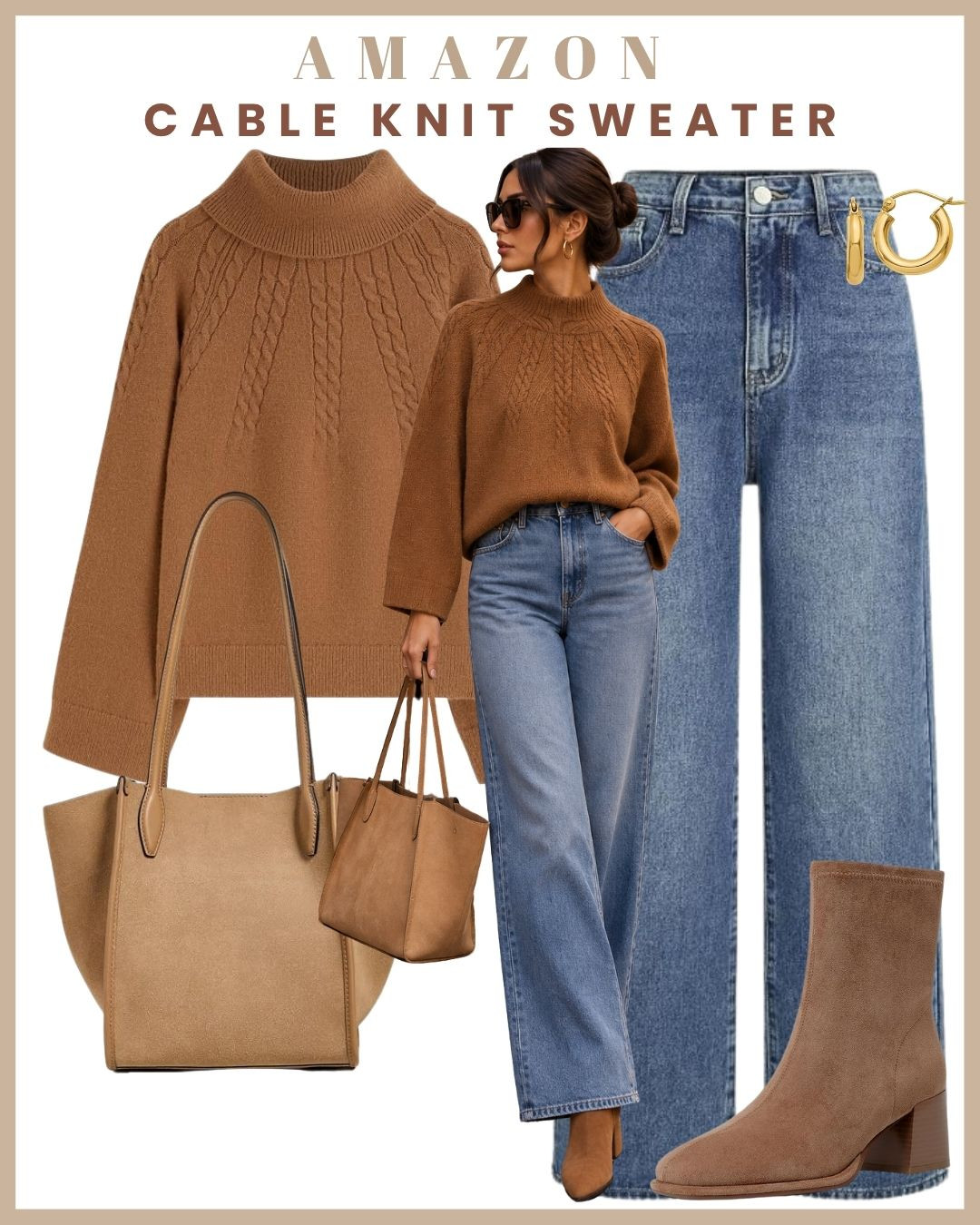 The brown cable-knit sweater you need for fall 🤎🍂

A brown cable-knit sweater is one of those timeless fall pieces that instantly makes an outfit feel cozy, chic, and put together. ✨

Style it with tailored trousers for a polished look, jeans for an effortless everyday outfit, or a satin/plaid skirt for a more feminine fall vibe.Add loafers, ankle boots, or knee-high boots to complete the look. 🤎

A perfect fall wardrobe essential can style again and again.
 

 #LTKgrwm #LTKootd #LTKTall
