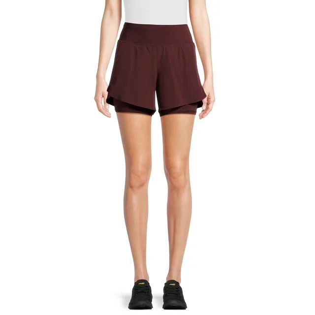 Avia Women's and Women's Plus Compression Waist Run Shorts, Sizes XS-XXXL - Walmart.com | Walmart (US)