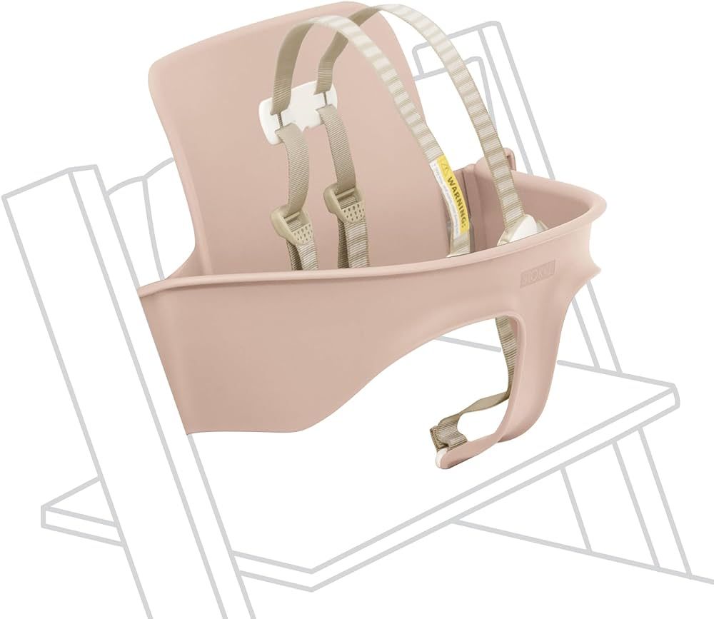 Tripp Trapp Baby Set from Stokke, Serene Pink - Convert The Tripp Trapp Chair into High Chair - R... | Amazon (US)
