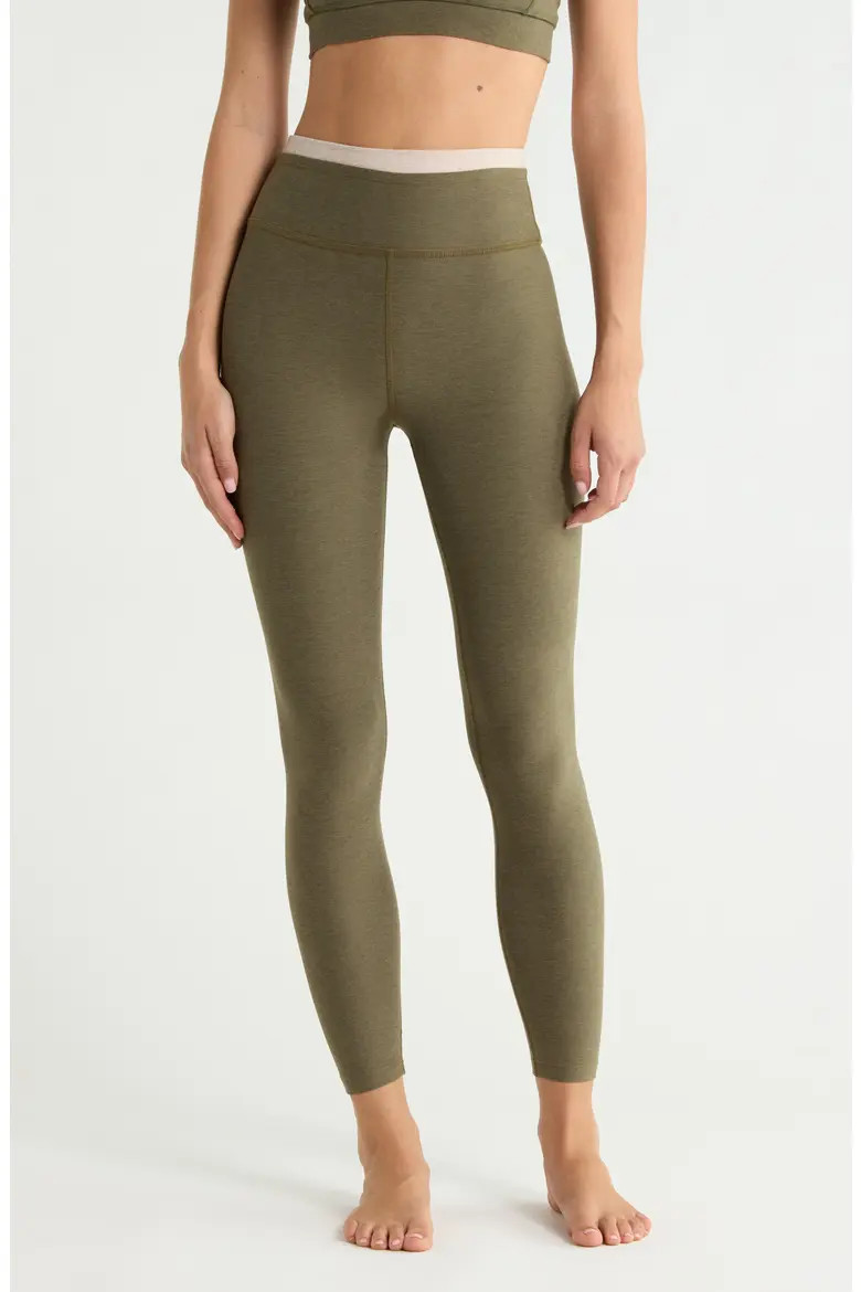 Space Dye High Waist Midi Leggings (Women) | Nordstrom | Nordstrom